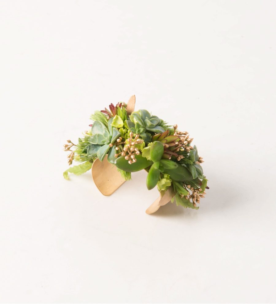 Flower Cuff - Green Blooms - Bartz Viviano