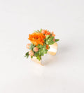 Flower Cuff - Orange Blooms - Bartz Viviano