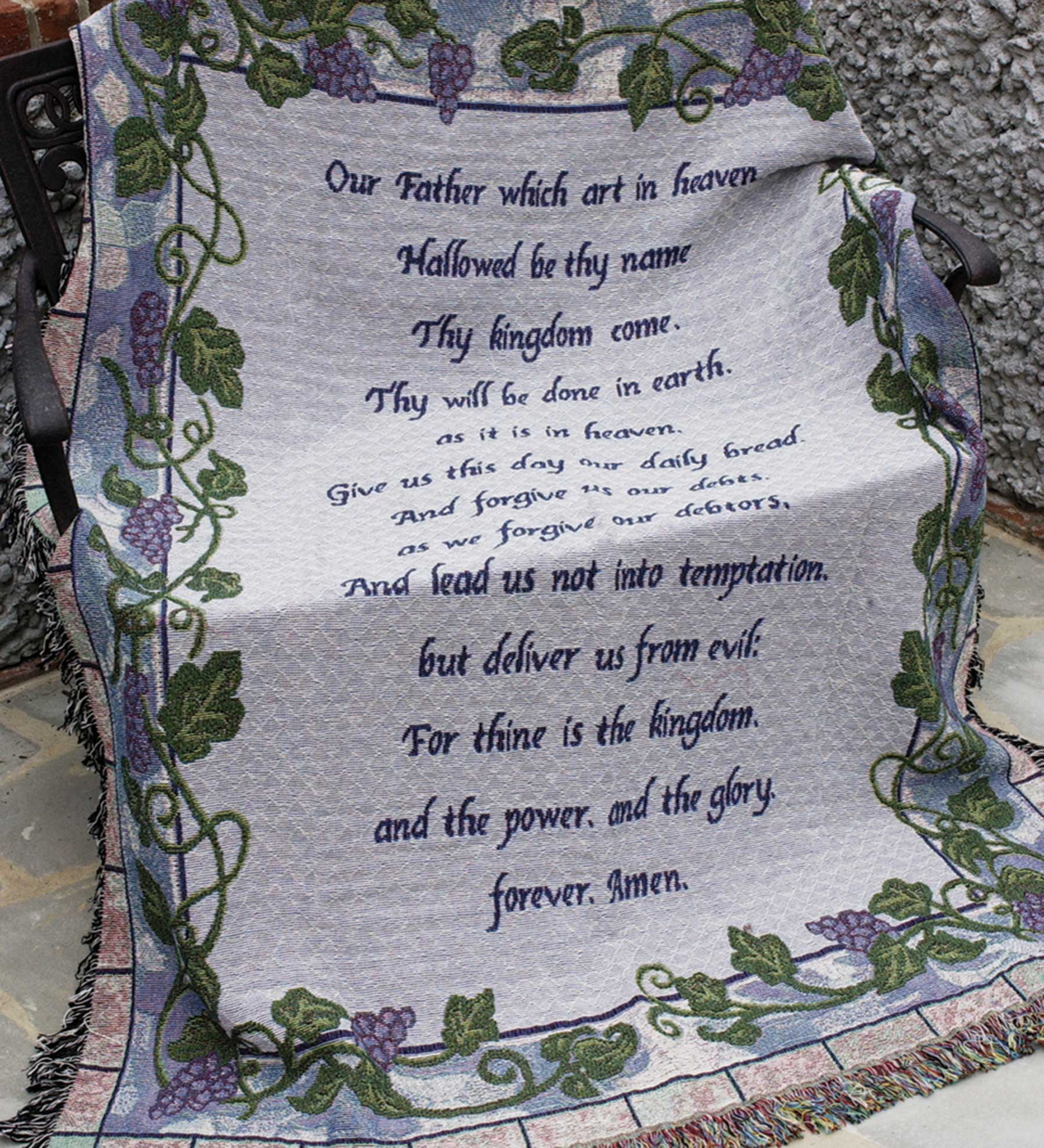 Sympathy Afghan - Lords Prayer - Bartz Viviano