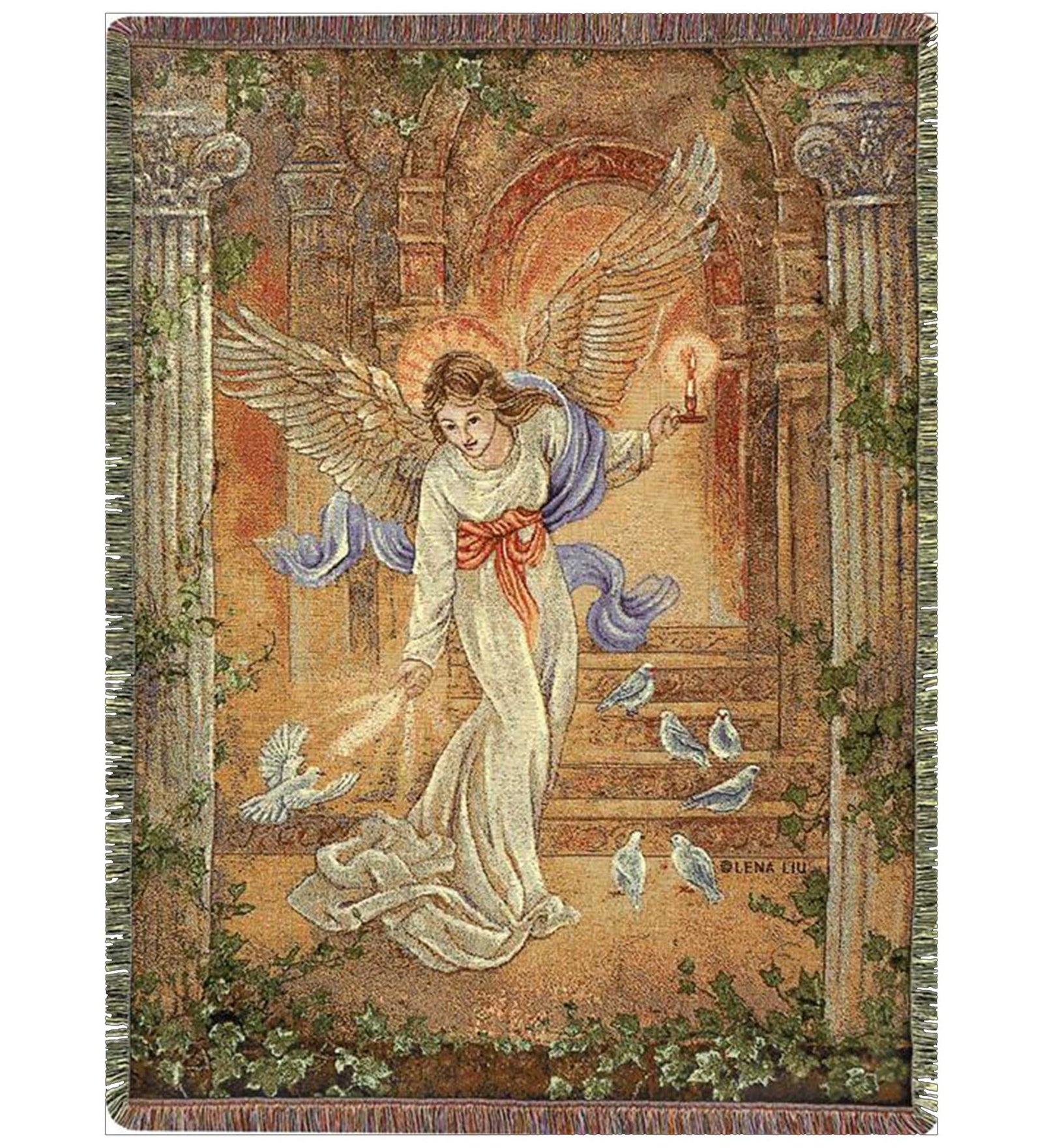 Sympathy Afghan - Angel of Light - Bartz Viviano