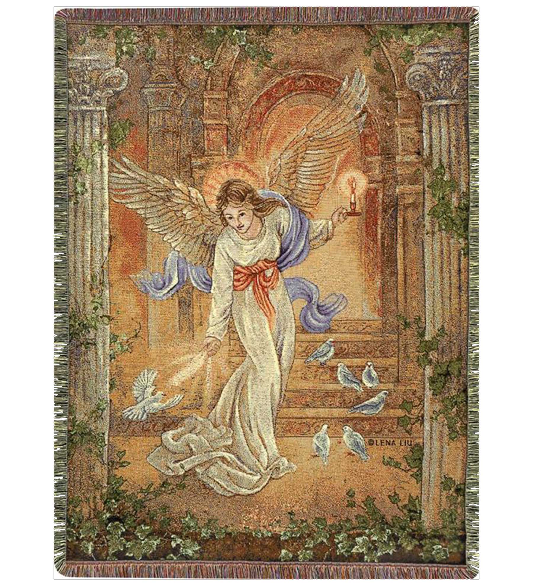 Sympathy Afghan - Angel of Light - Bartz Viviano