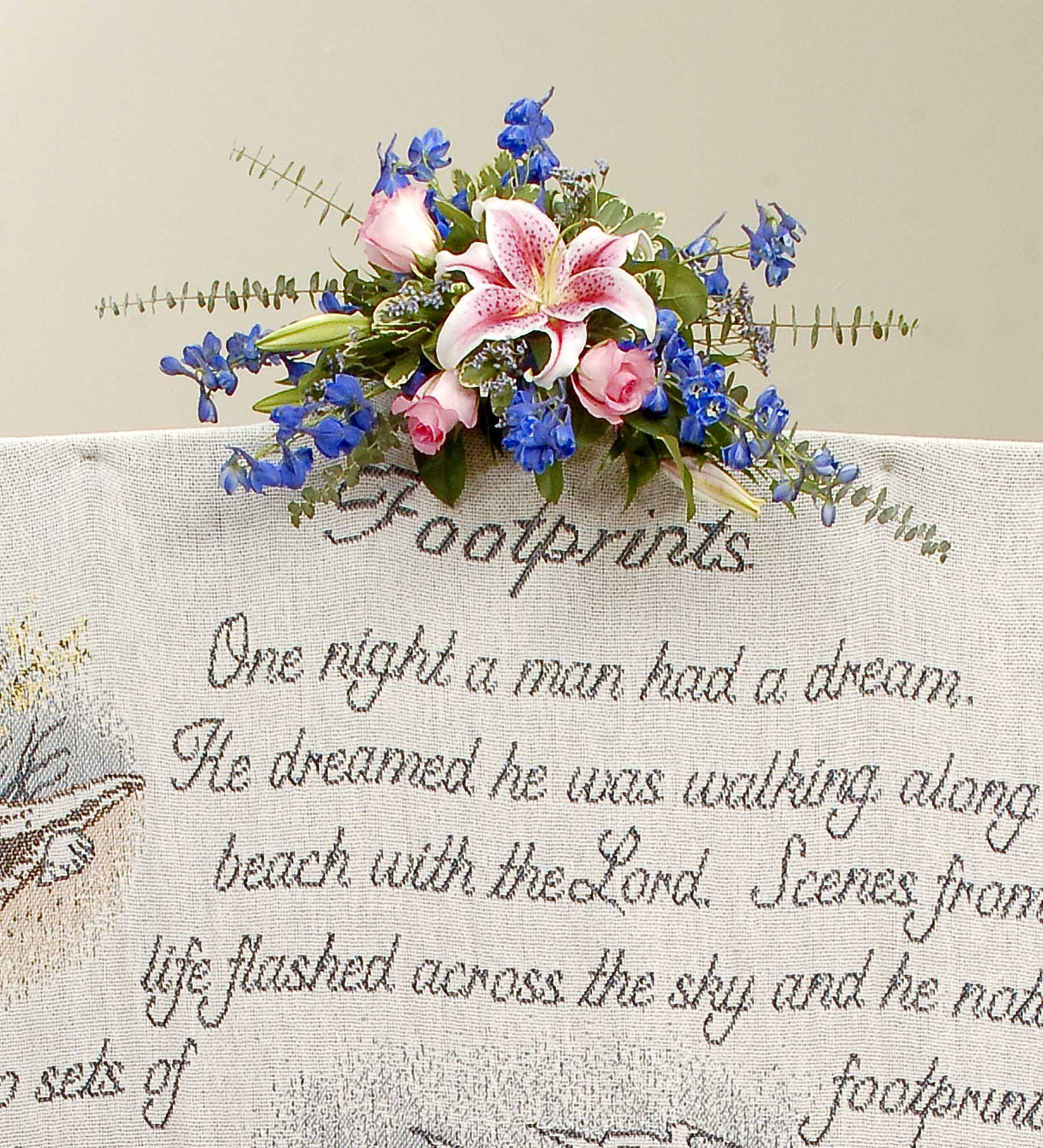 Sympathy Afghan - Serenity Prayer - Bartz Viviano