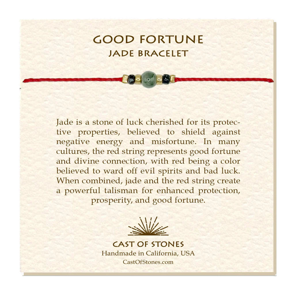 Cast of Stones - Good Fortune - Jade Bracelet