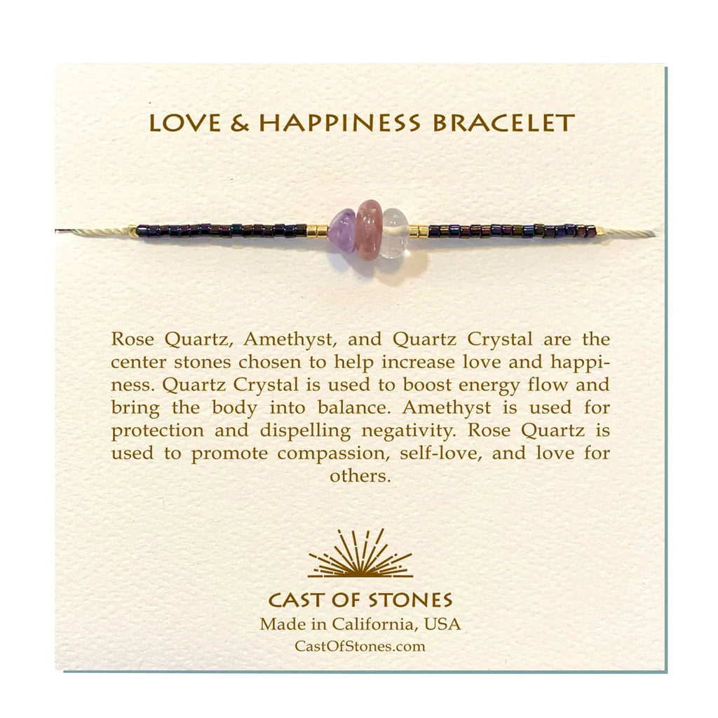 Cast of Stones - Love & Happiness Bracelet