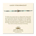 Cast of Stones - Lucky Star Bracelet - Silver/ Blue