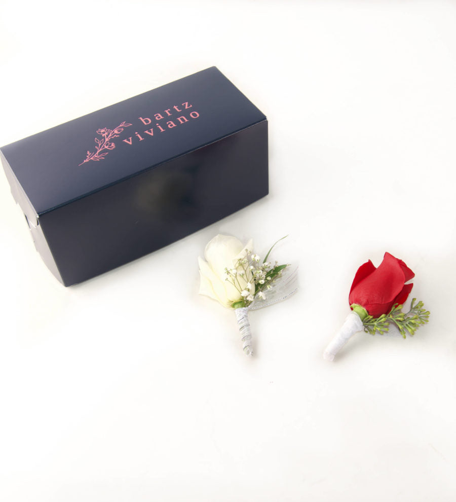 Premium Rose Boutonniere - Bartz Viviano
