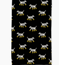 Geometry - Dalmatian in Boots Tea Towel- Black - Bartz Viviano