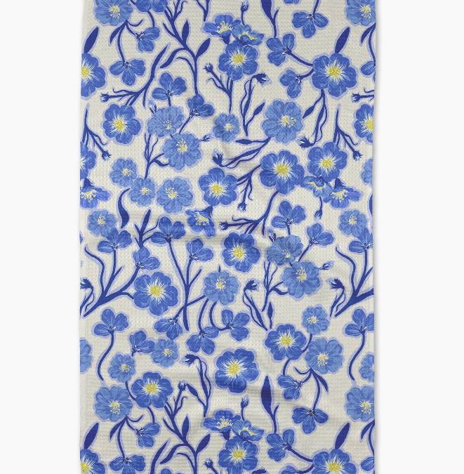 Geometry - Primavera Blooms Tea Towel - Bartz Viviano