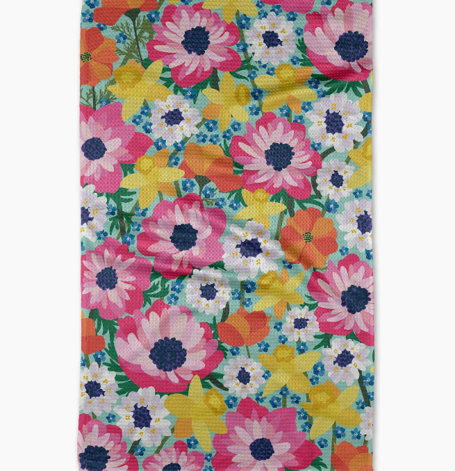 Geometry - Spring Meadow Tea Towel - Bartz Viviano