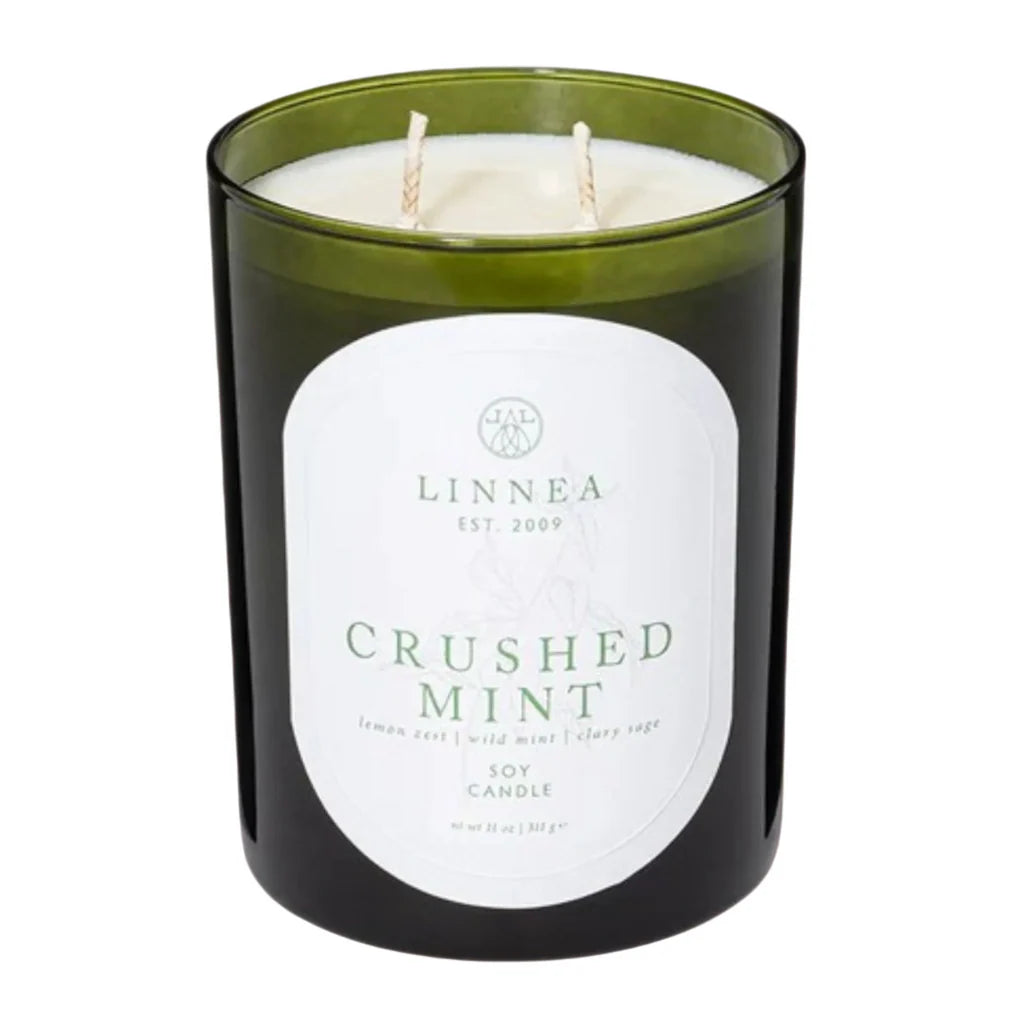 Linnea's Lights - Crushed Mint Two-Wick Candle