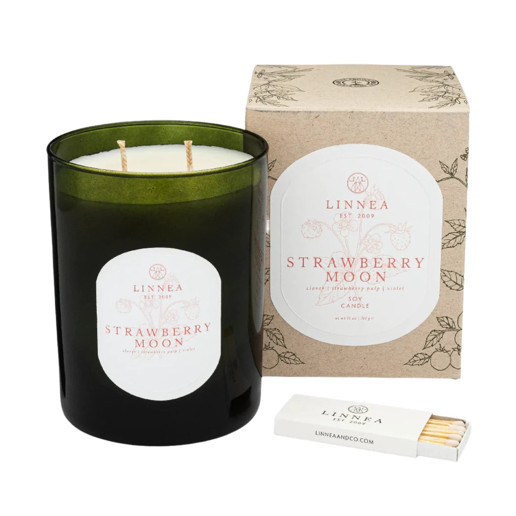 Linnea's Lights - Strawberry Moon Two Wick Candle