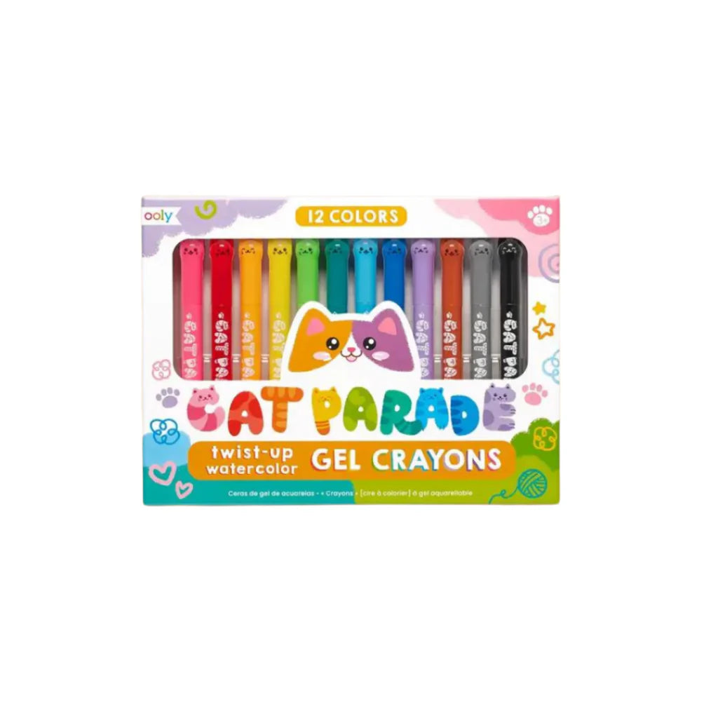 Ooly - Cat Parade Gel Crayons - Set of 12 - Bartz Viviano