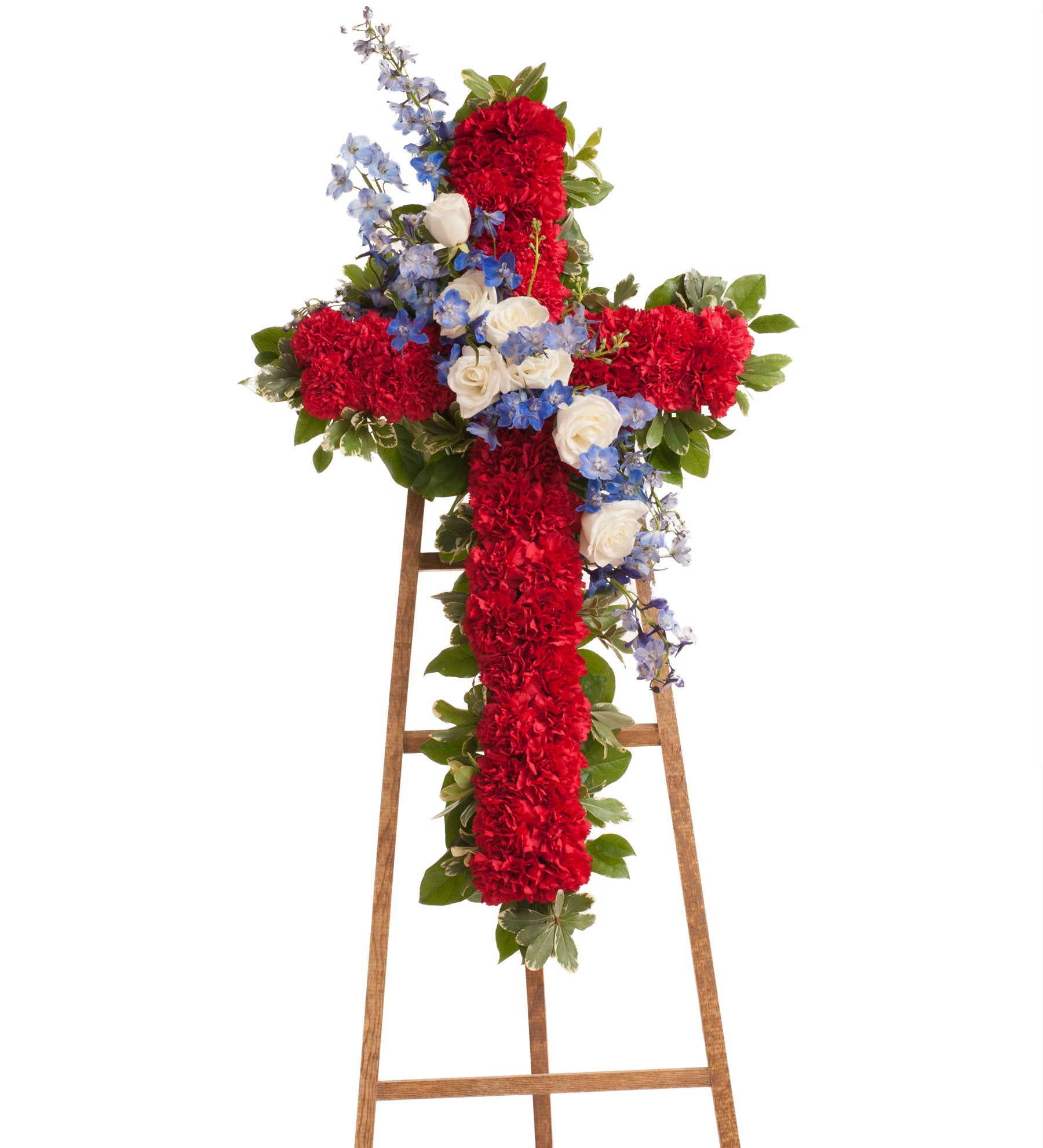 Patriotic Cross Easel - Bartz Viviano