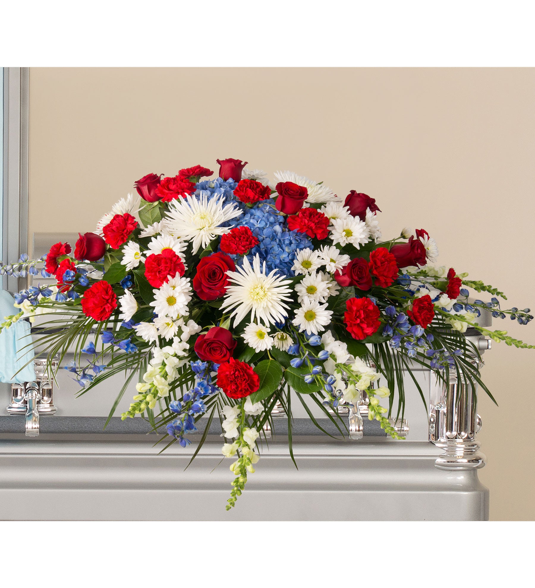 Patriotic Alternate Casket Spray - Bartz Viviano