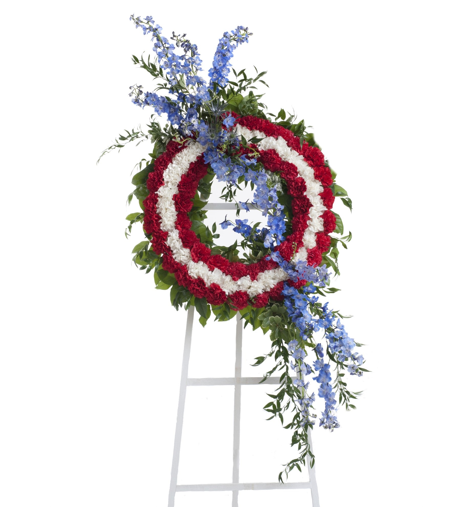 Patriotic Wreath on Easel - Bartz Viviano