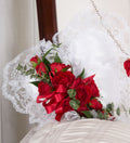 Rose Heart Pillow - Bartz Viviano