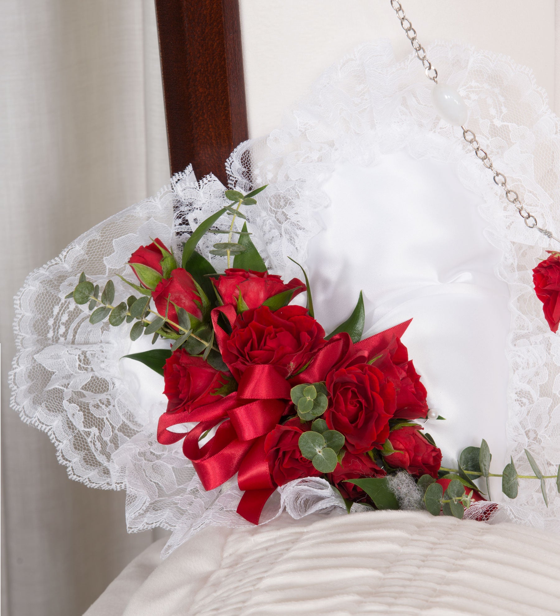 Rose Heart Pillow - Bartz Viviano