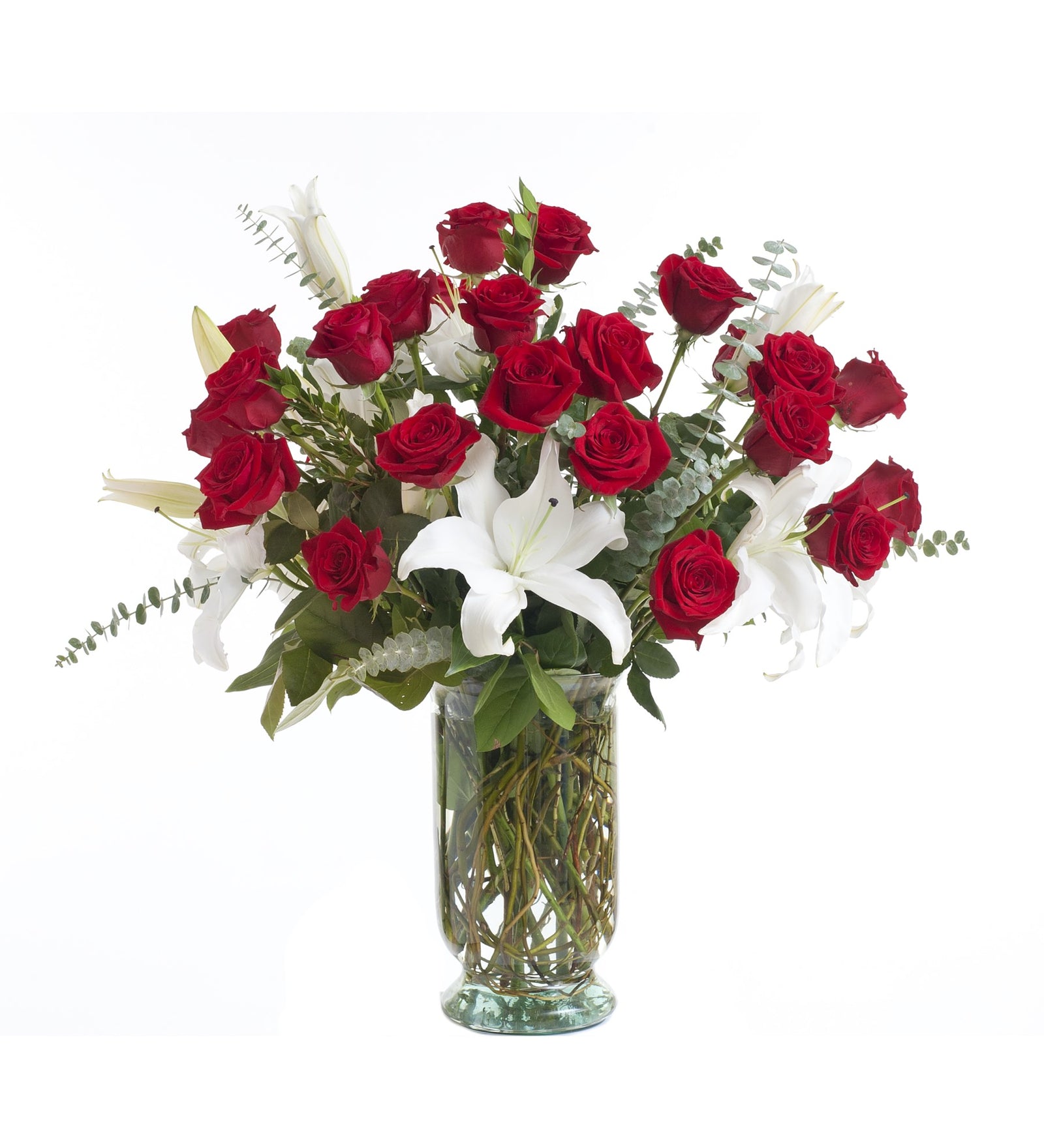 Stately Rose Lily Vase - Bartz Viviano