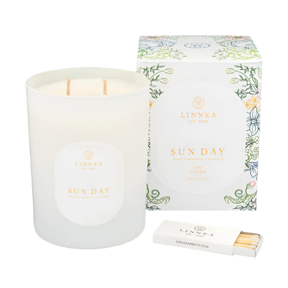Linnea's Lights - Sun Day Two Wick Candle - Bartz Viviano