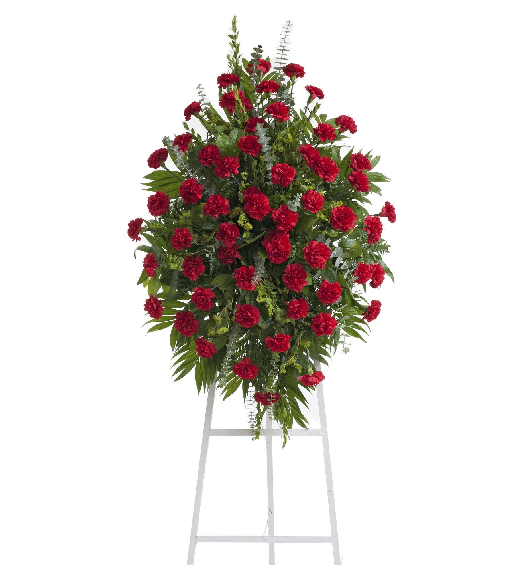 Traditional Carnation Easel Spray - Bartz Viviano