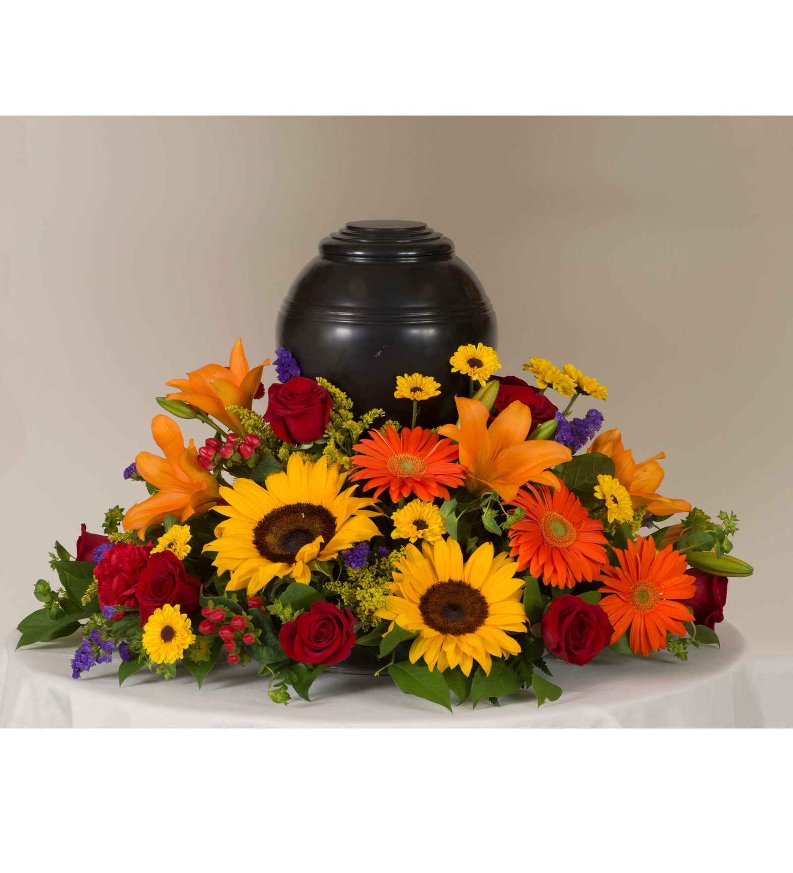 Tuscan Cremation Urn Arrangement - Bartz Viviano