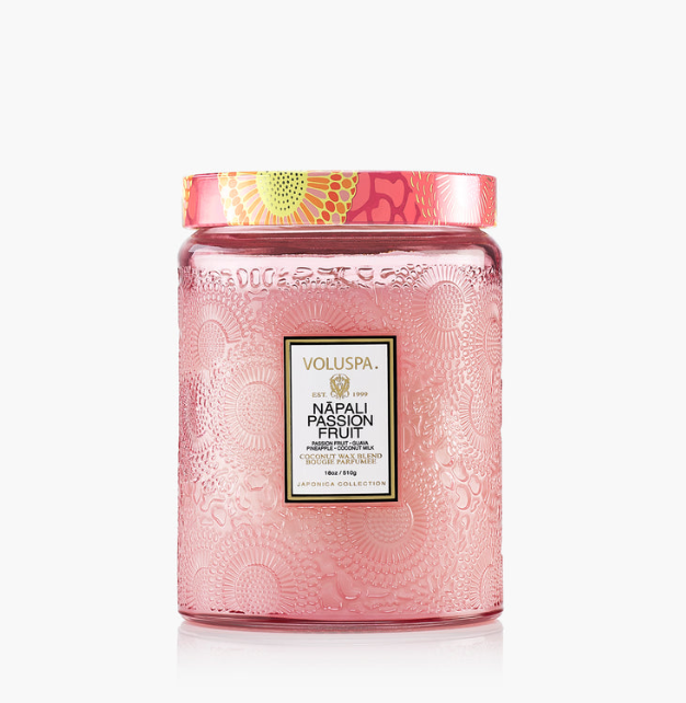 Voluspa - Nāpali Passion Fruit Large Jar Candle - Bartz Viviano