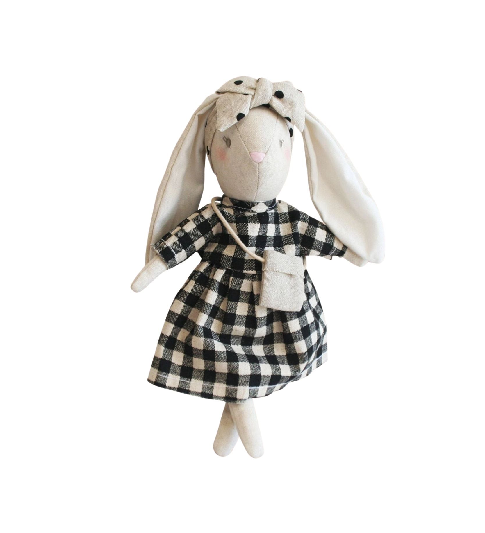 Alimrose - Mini Sofia Bunny Black Check - Bartz Viviano