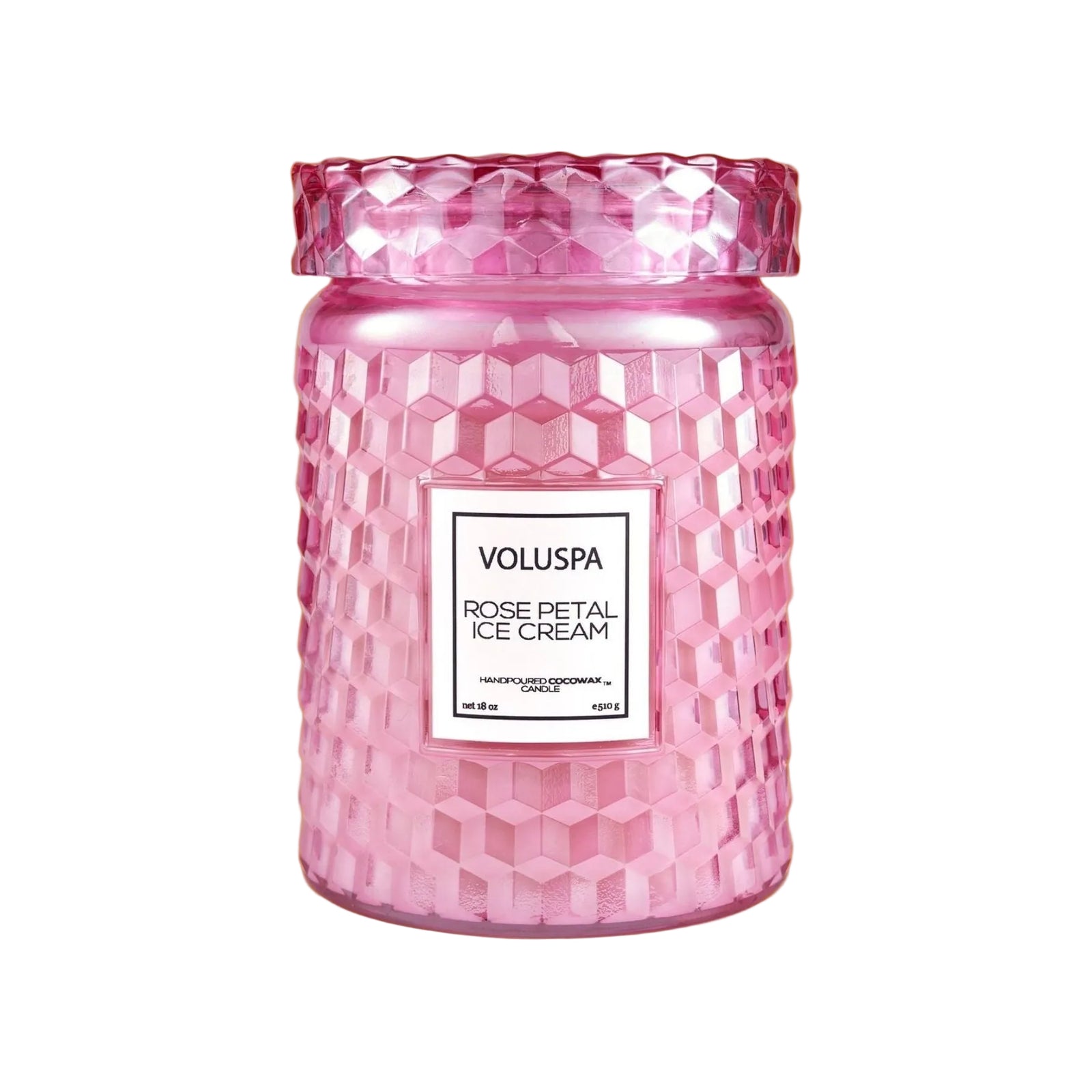 Voluspa - Rose Petal Ice Cream Candle Jar - Bartz Viviano