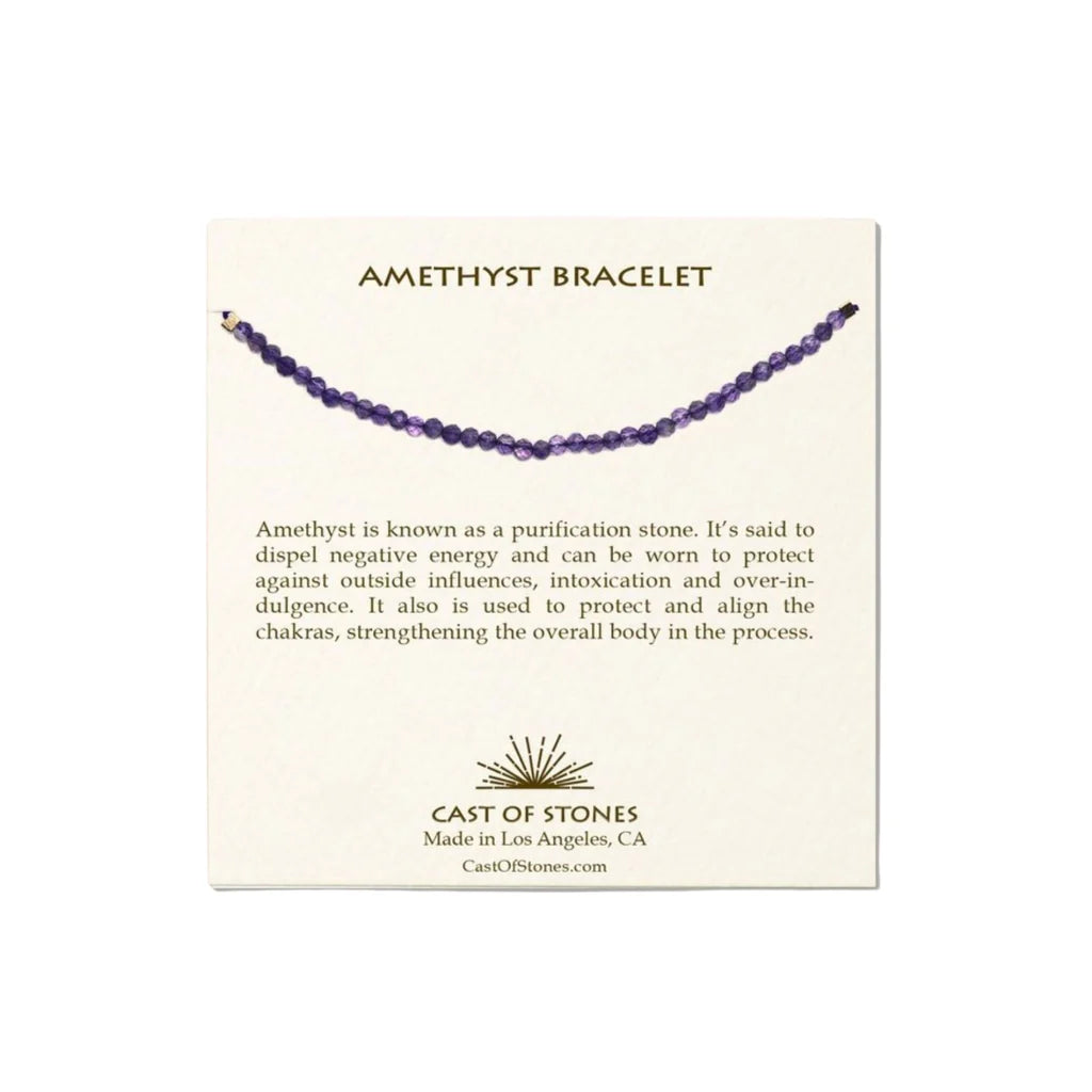 Cast of Stones - Amethyst Bracelet - Bartz Viviano