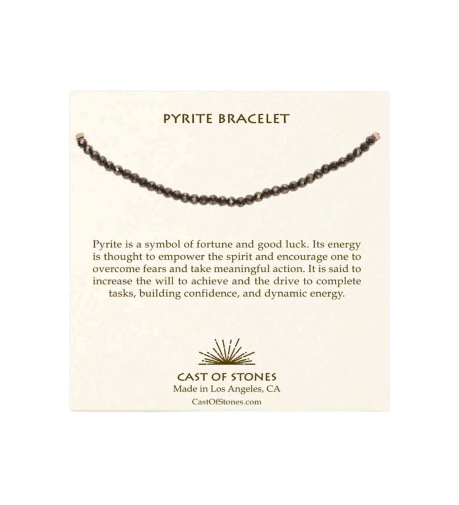 Cast of Stones - Pyrite Bracelet - Bartz Viviano