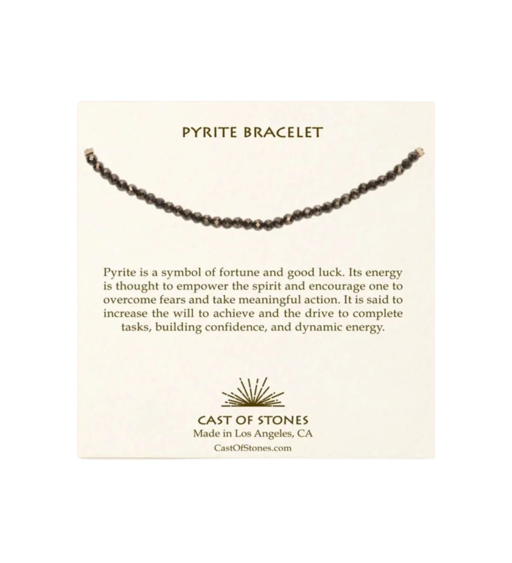 Cast of Stones - Pyrite Bracelet - Bartz Viviano