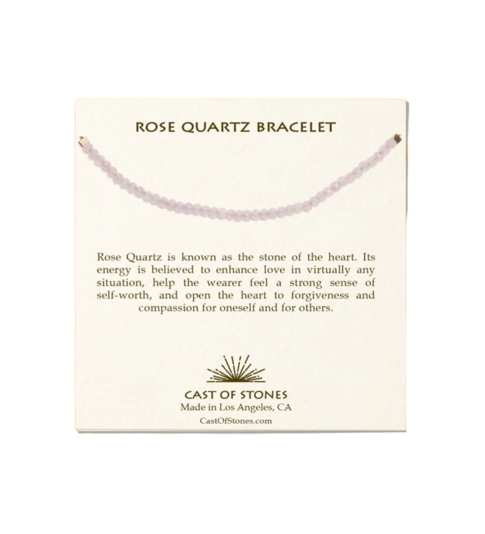 Cast of Stones - Rose Quartz Bracelet - Bartz Viviano