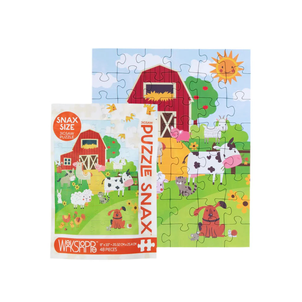 WerkShoppe - Farm Life 48 Piece Puzzle Snax - Bartz Viviano