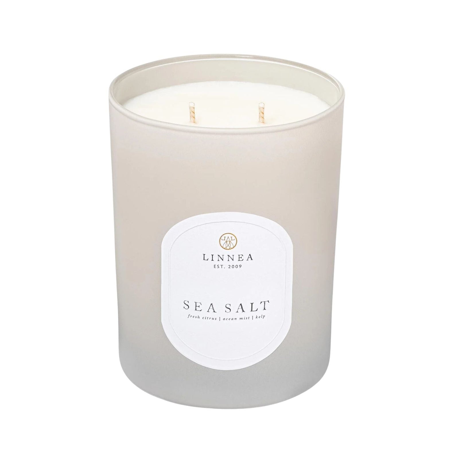 Linnea Candles - Sea Salt Two-Wick Candle - Bartz Viviano
