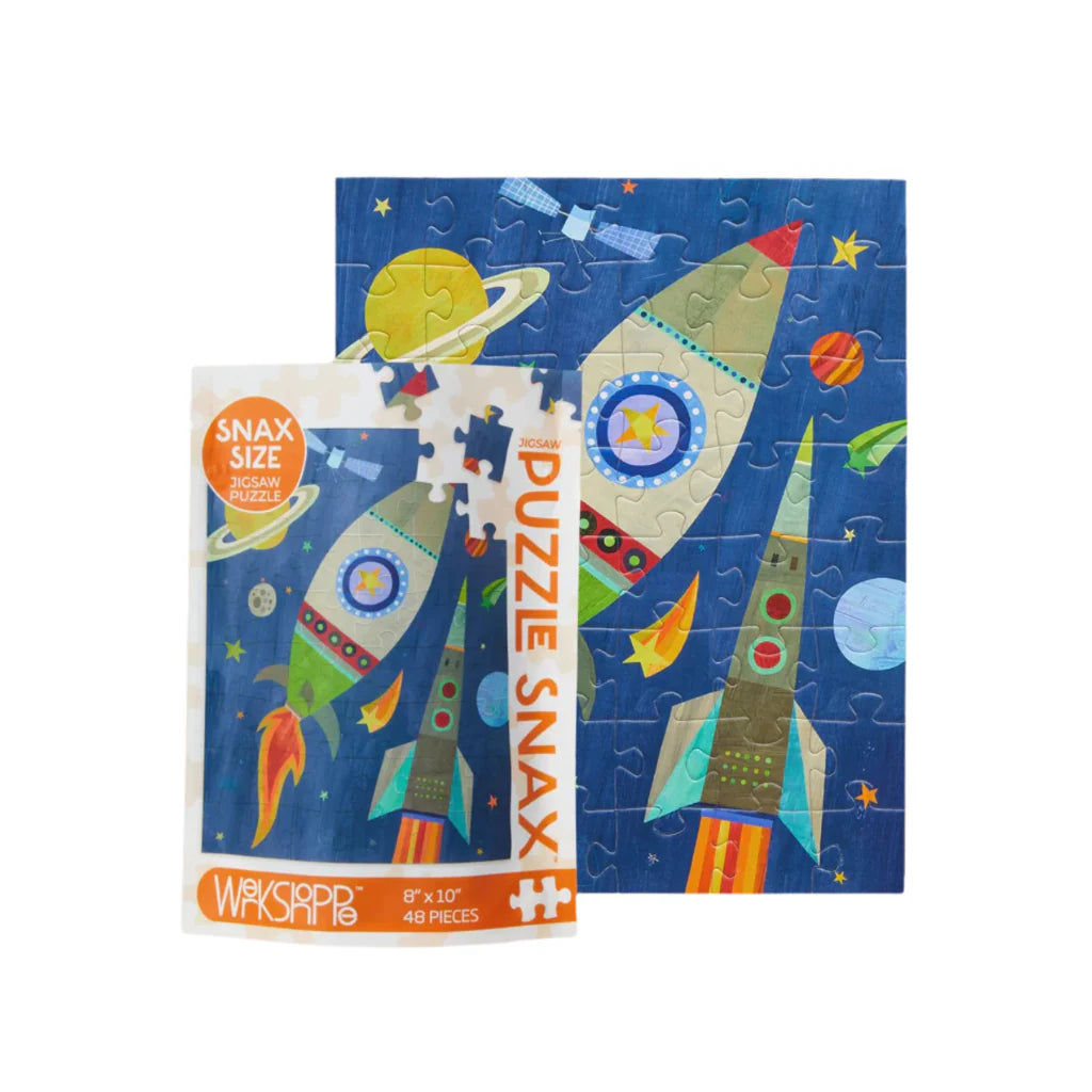 WerkShoppe - Outer Space 48 Piece Jigsaw Puzzle Snax - Bartz Viviano