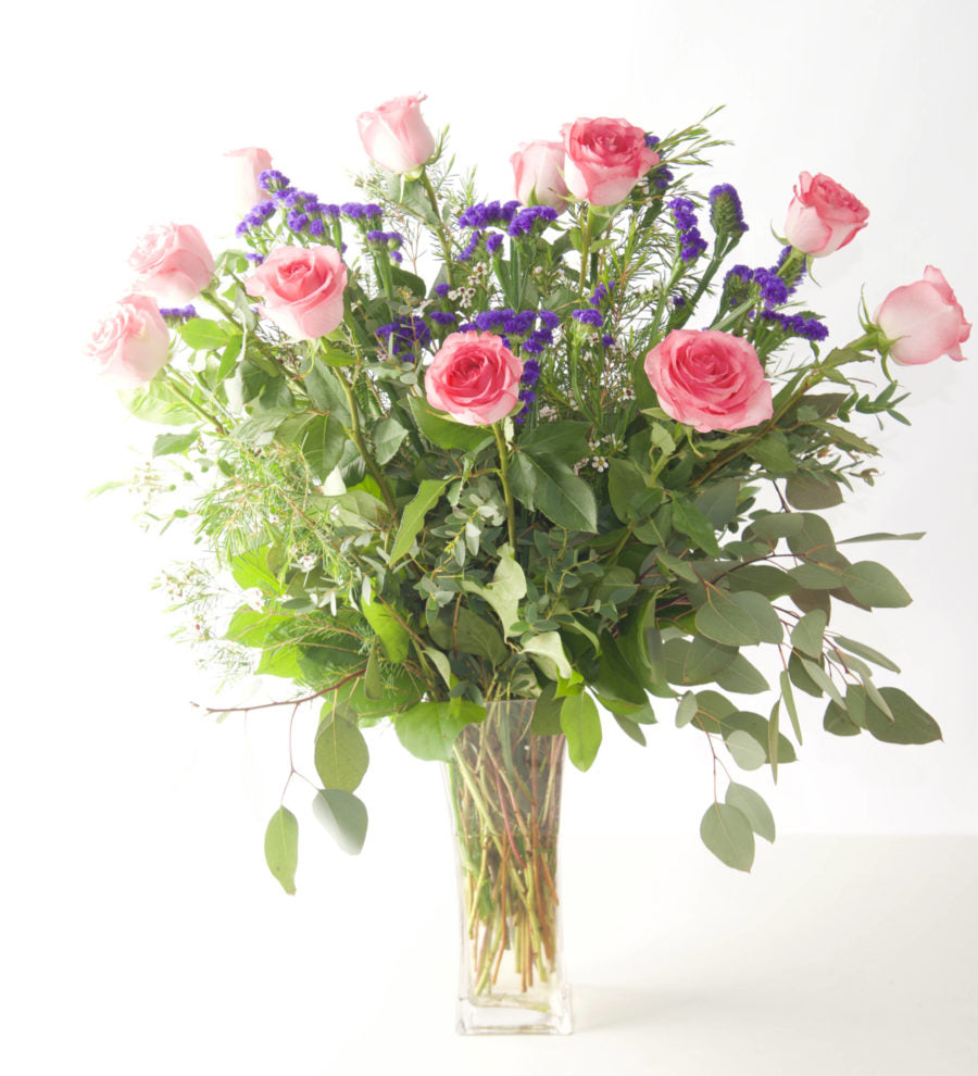 Ultimate Dozen Roses - Pink - Bartz Viviano