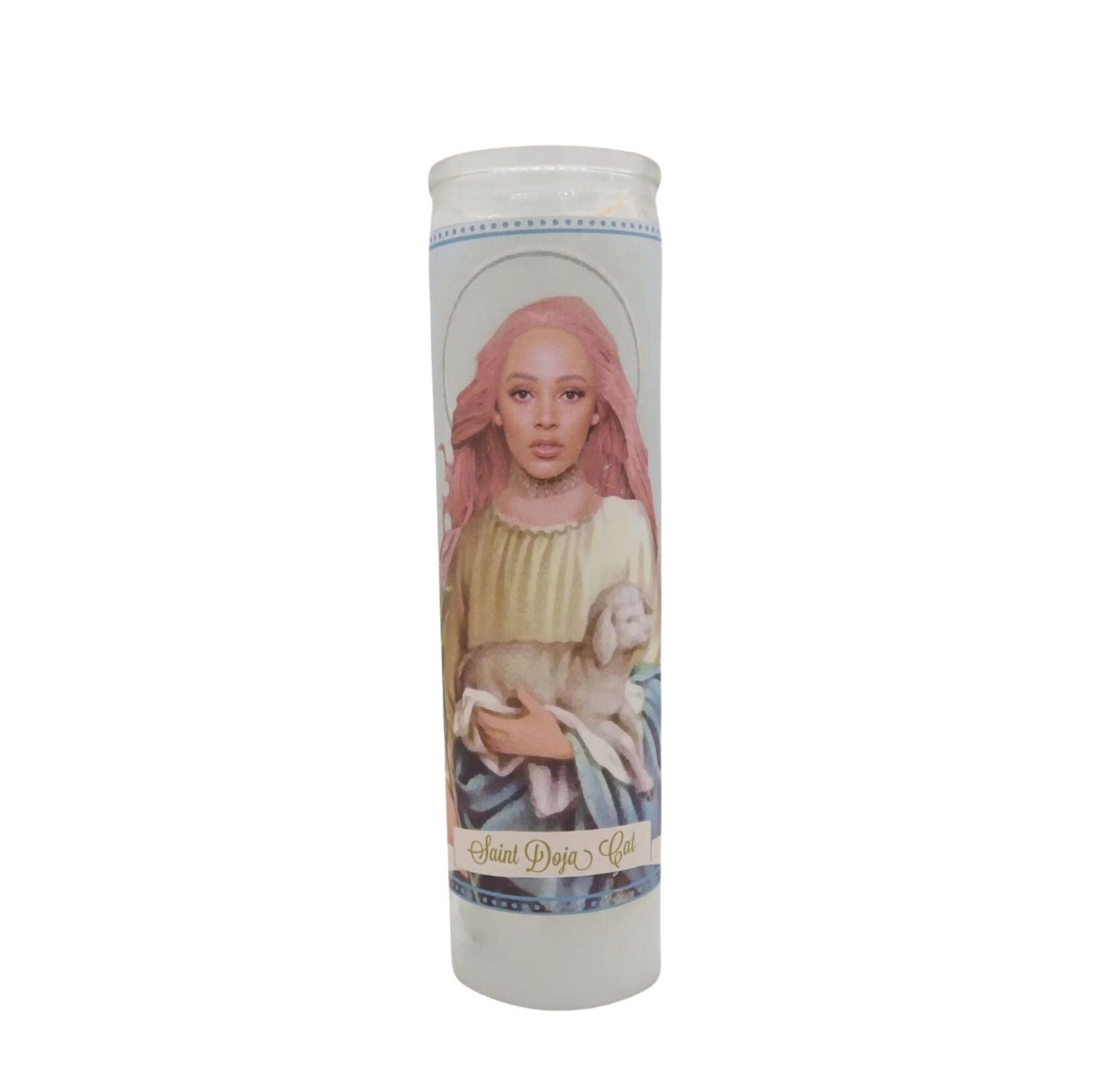 The Luminary and Co. - Doja Cat Devotional Prayer Saint Candle - Bartz Viviano