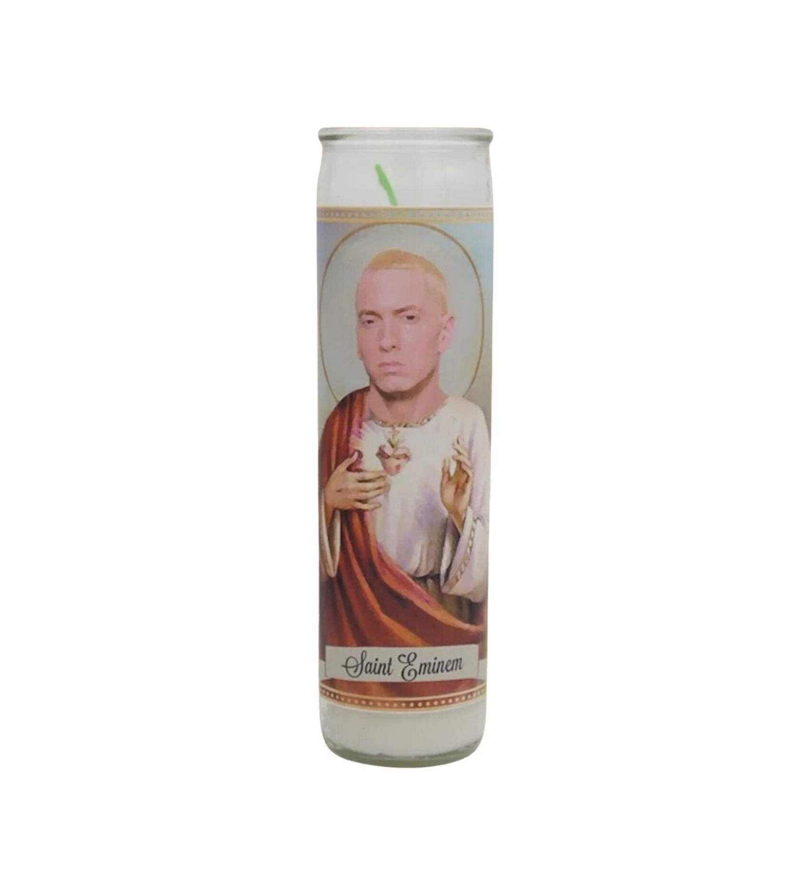 The Luminary and Co. - Eminem Devotional Prayer Saint Candle - Bartz Viviano