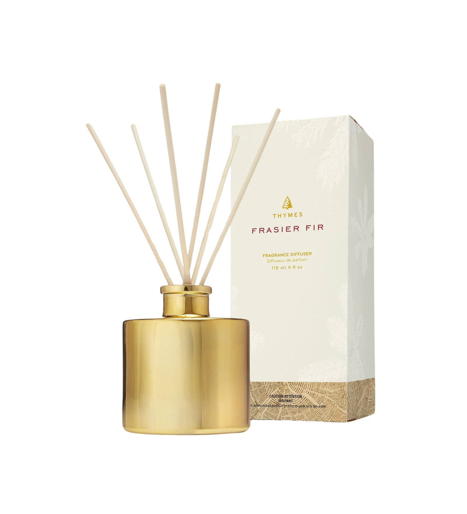 Thymes - Frasier Fir Petite Gold Reed Diffuser - Bartz Viviano