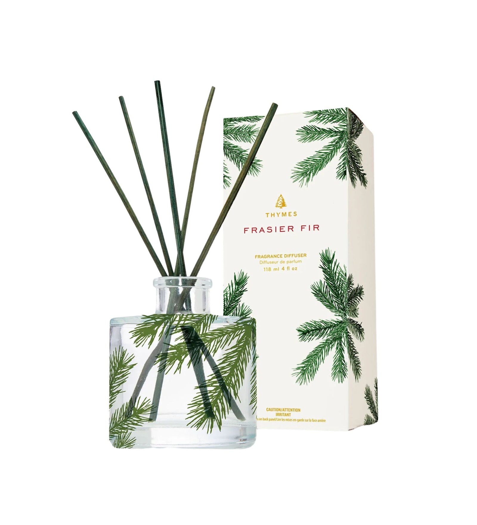 Thymes - Frasier Fir Petite Pine Needle Reed Diffuser - Bartz Viviano